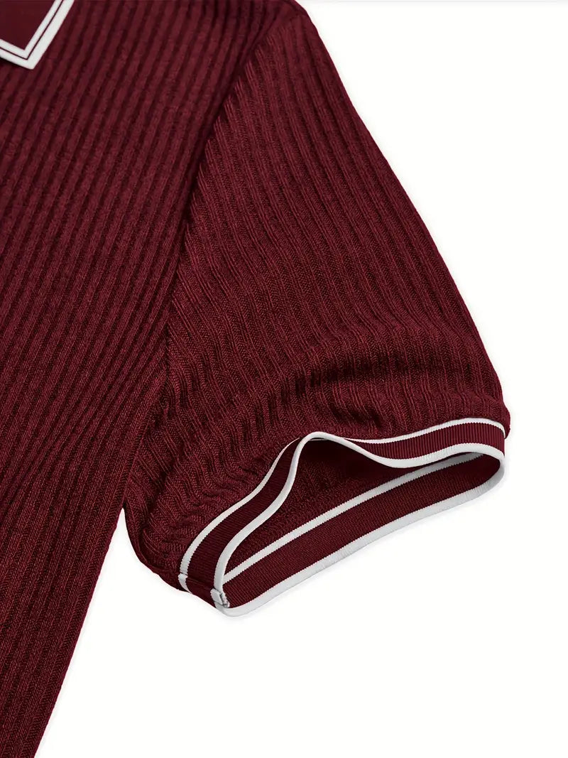 Горан - Елегантен поло с къси ръкави