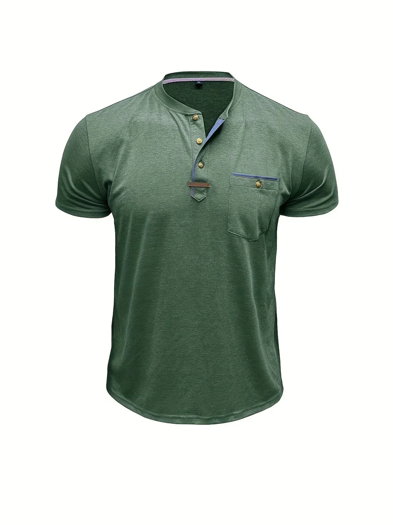 Чавор - Стилна тениска с кръгло деколте и джоб