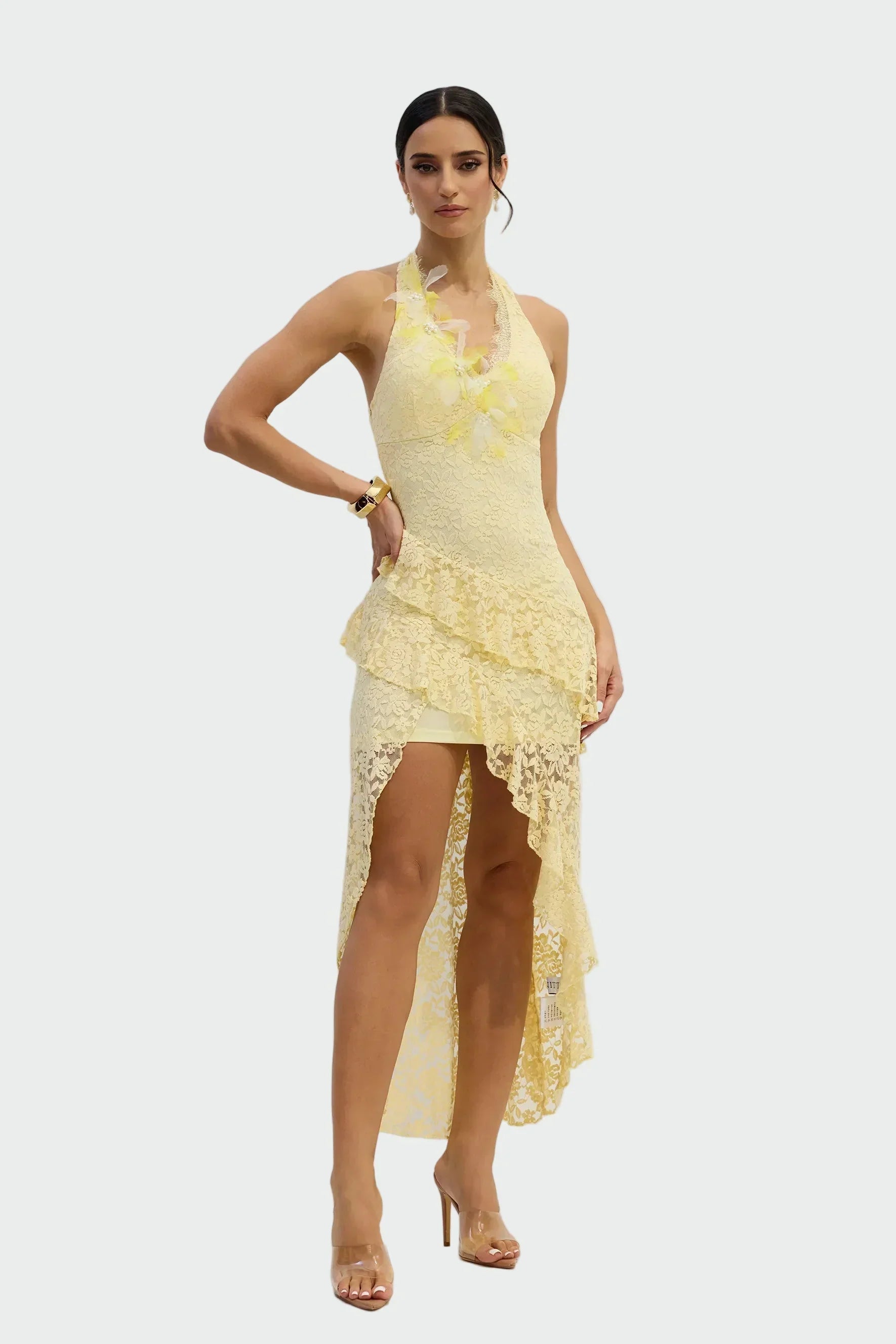 Виолетова Мини Рокля