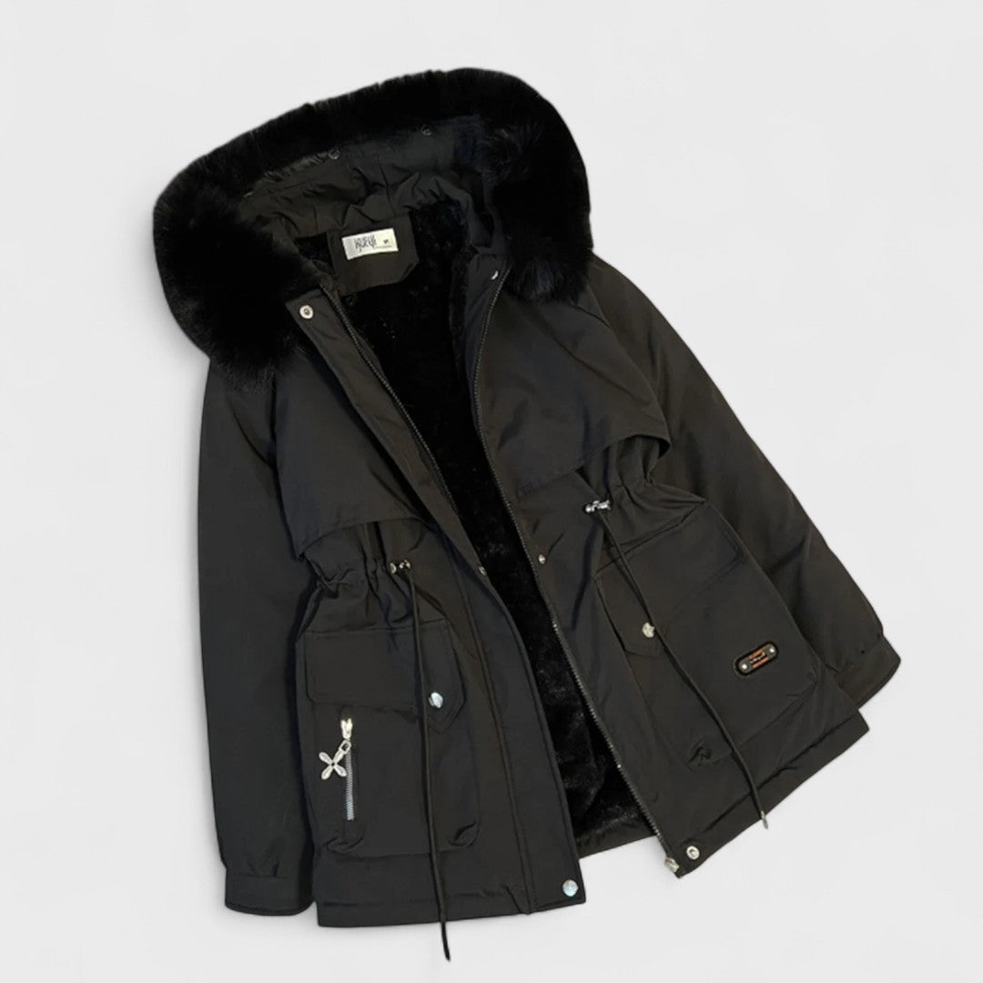 Елена – Стилно дамско зимно яке с модерен дизайн