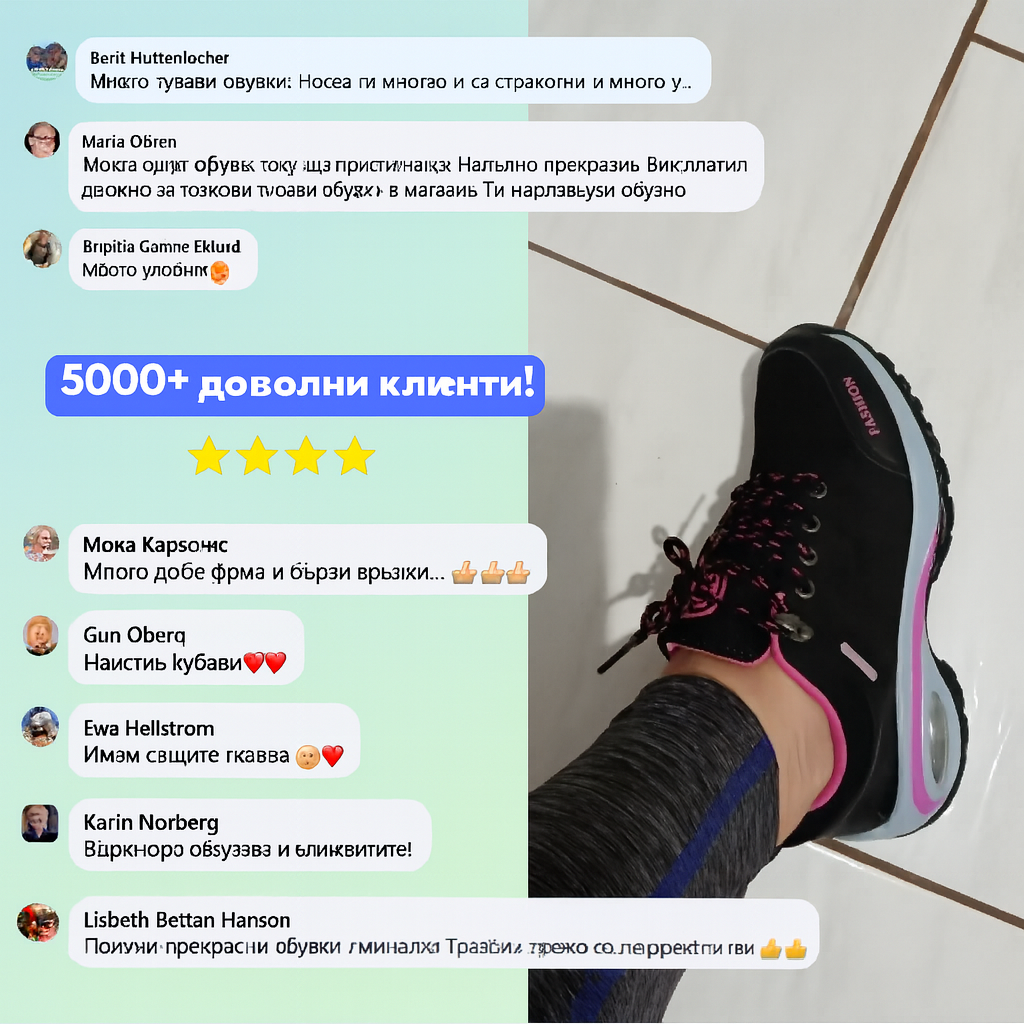 АлинаТрек – туристически обувки | Включва БЕЗПЛАТНА ортопедична стелка