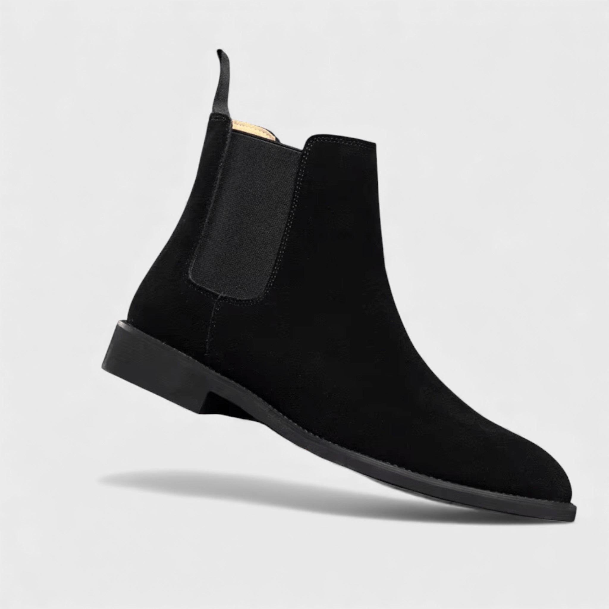 Ангел | Ботуши от кадифе стил Челси