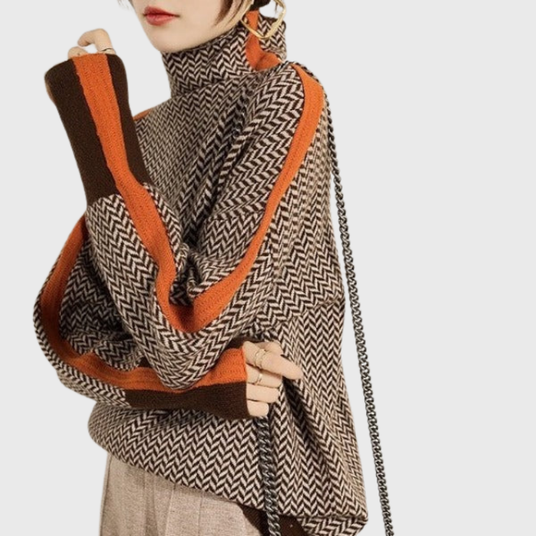 Ана - Суитчър с контрастни ивици