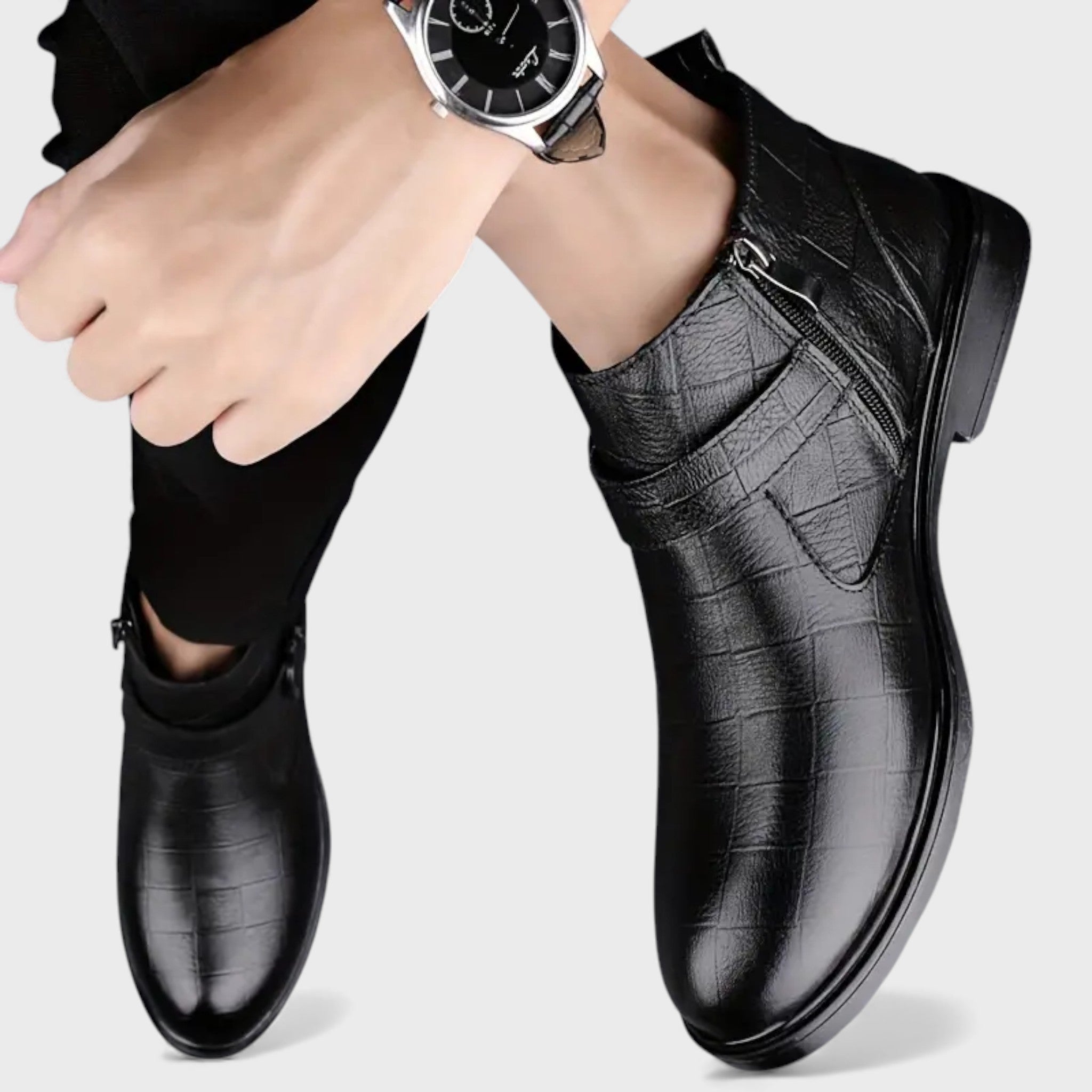 Петър | Мъжки кожени ботуши Рейнджър