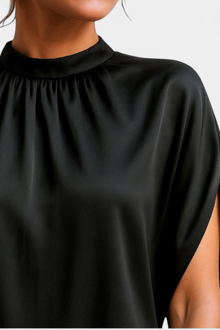 Ена Миди Рокля Без Временски Рамки с Кръгло Деколте