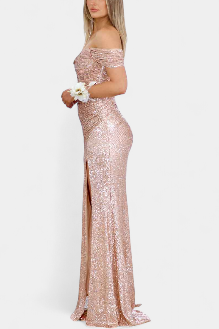 Рената Халджина Русалка без презрамки с пайети