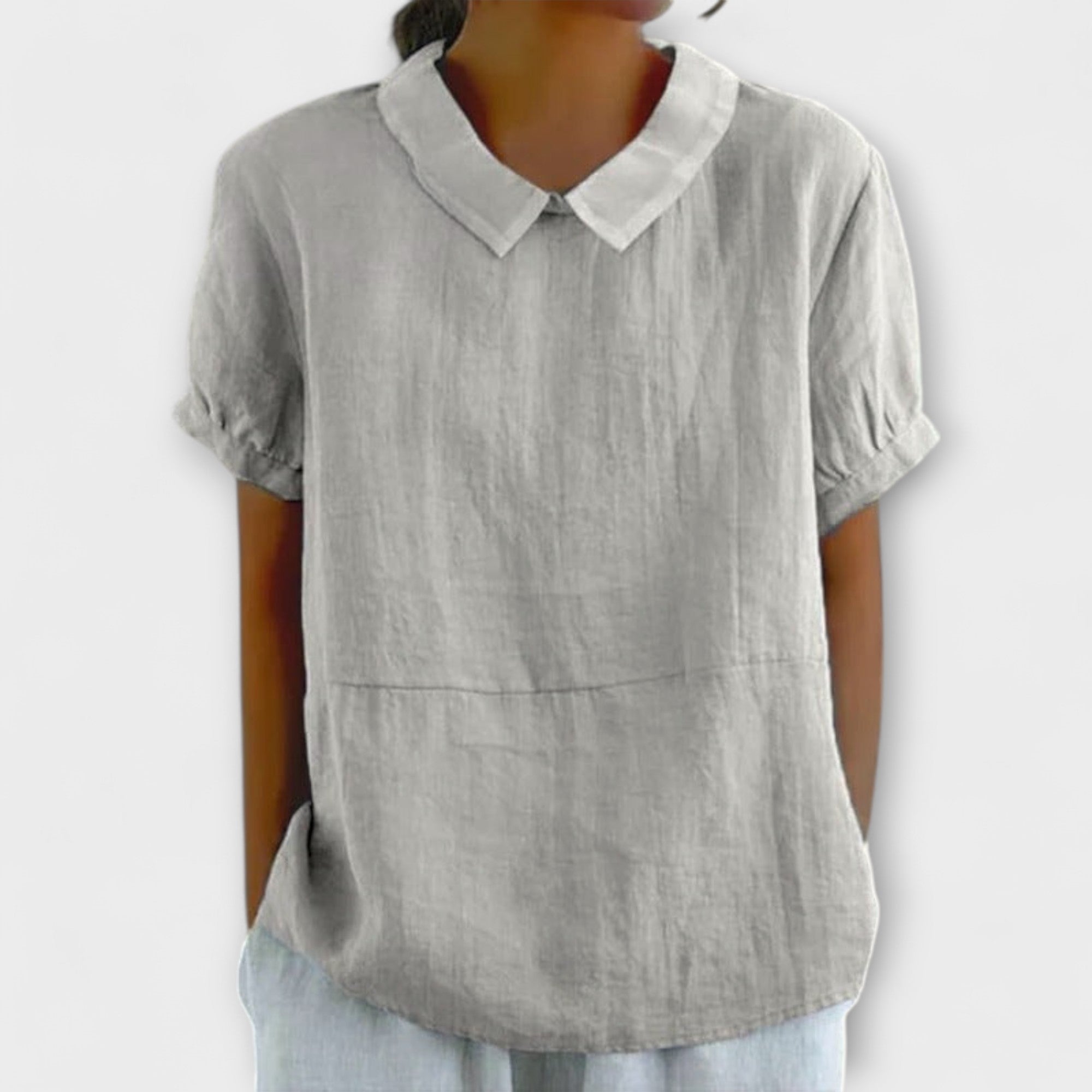 Лия - Блуза с къс ръкав