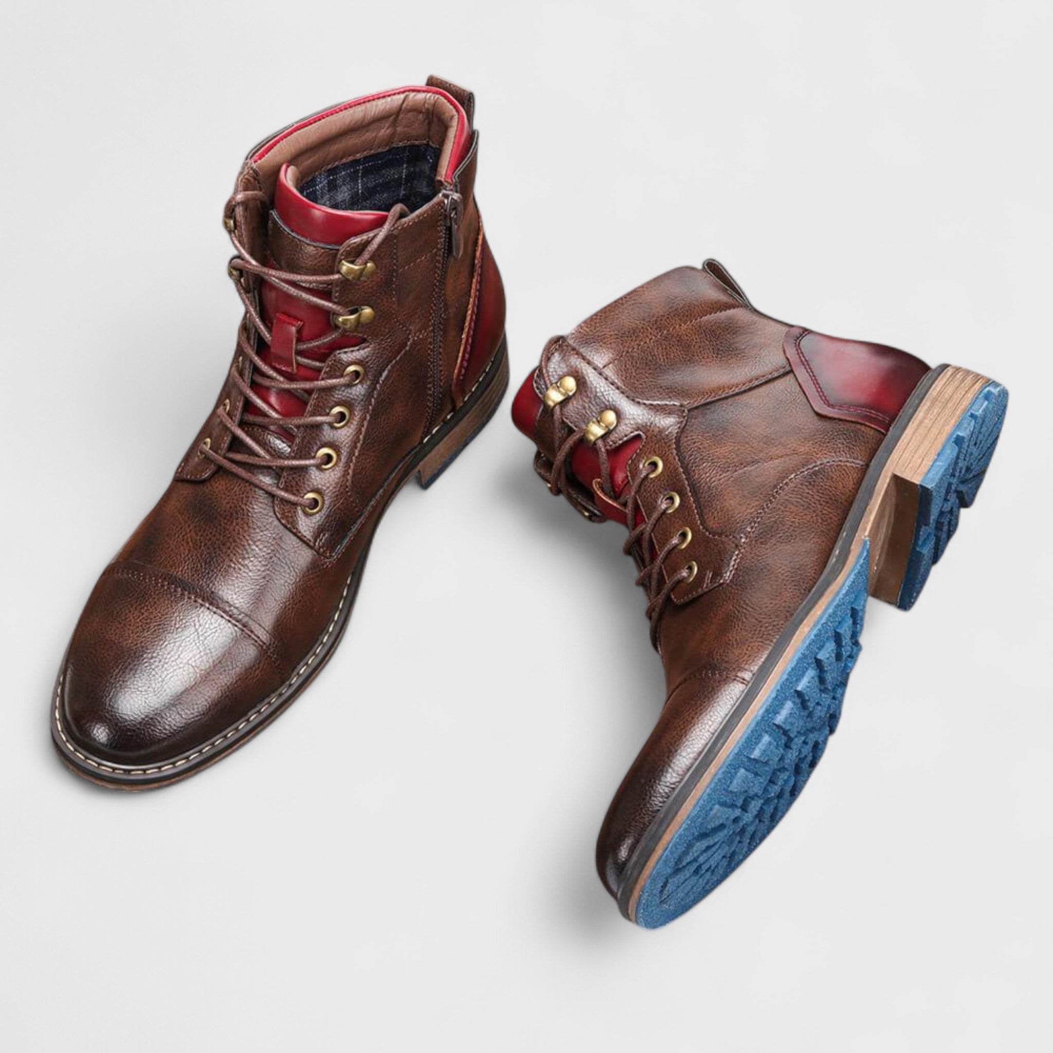 Християн - Класически кожени оксфорд боти