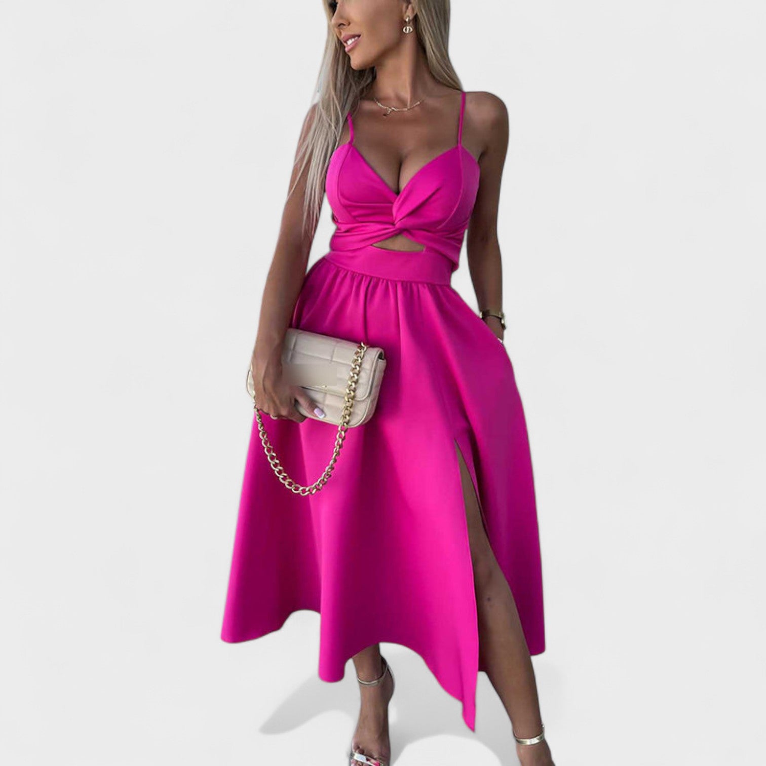 Маргарита – Летна Рокля с Разрез