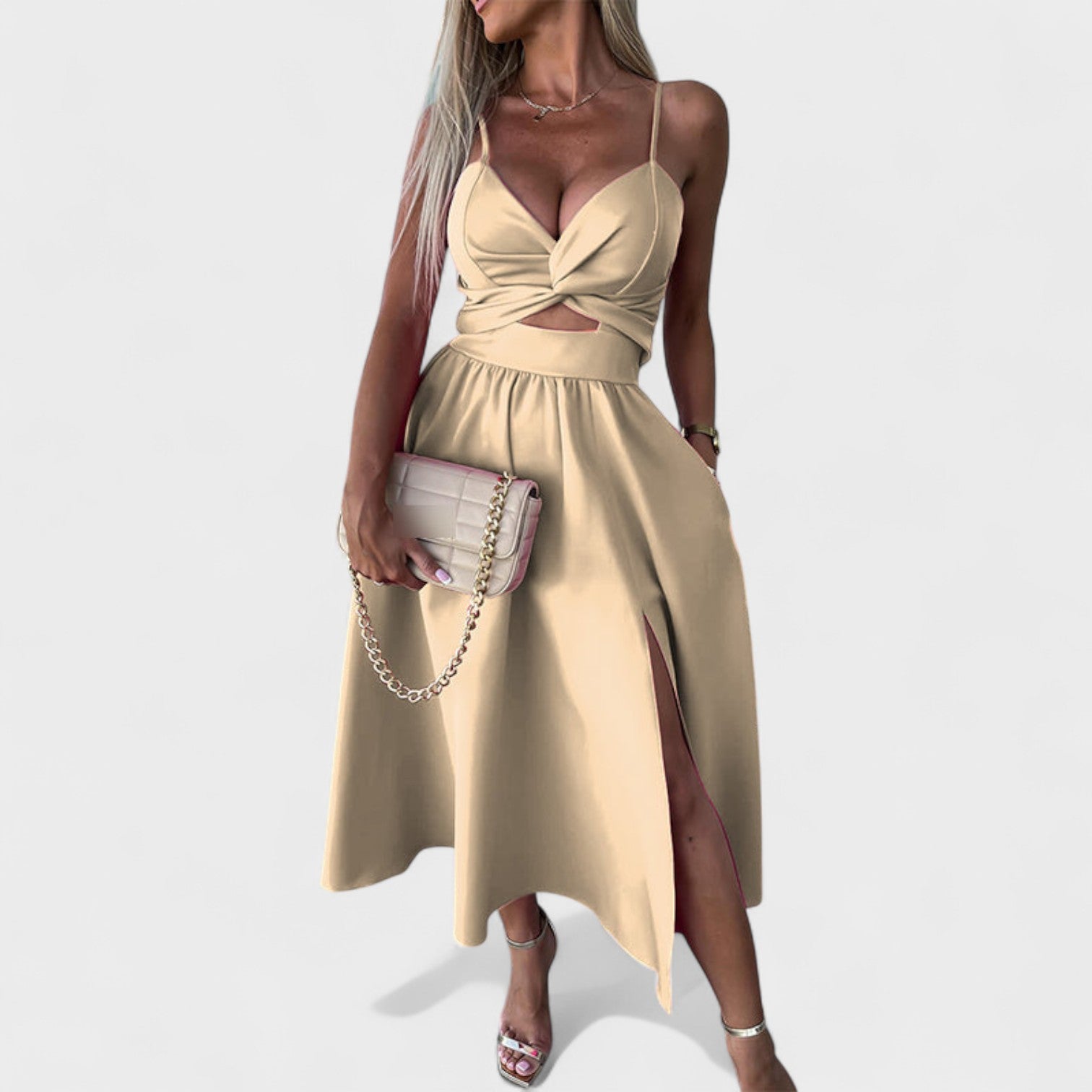 Маргарита – Летна Рокля с Разрез