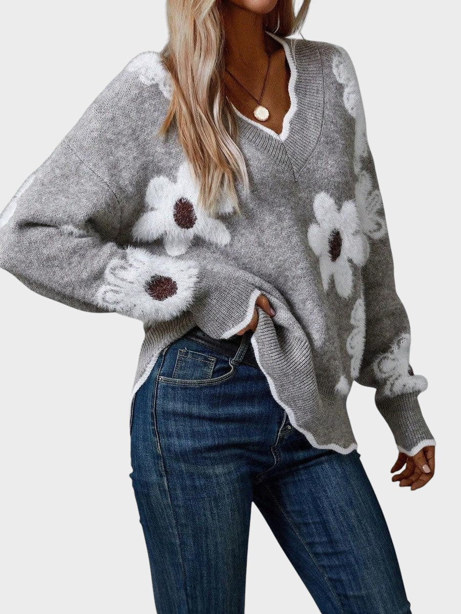 Жасинта - Елегантна блуза с цветя