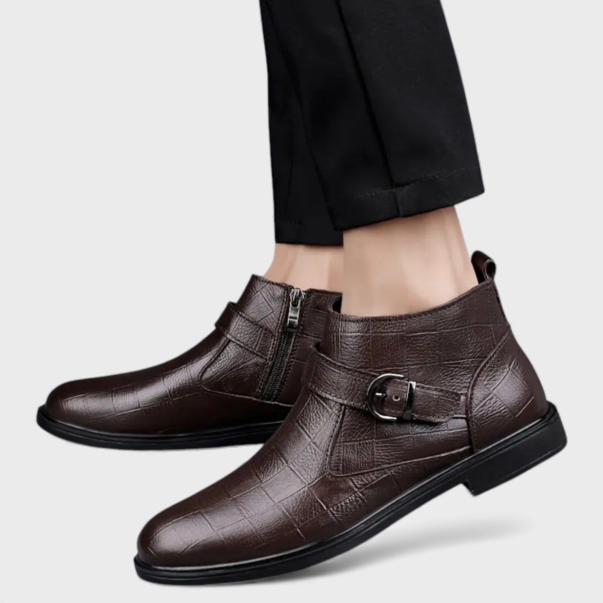 Петър | Мъжки кожени ботуши Рейнджър