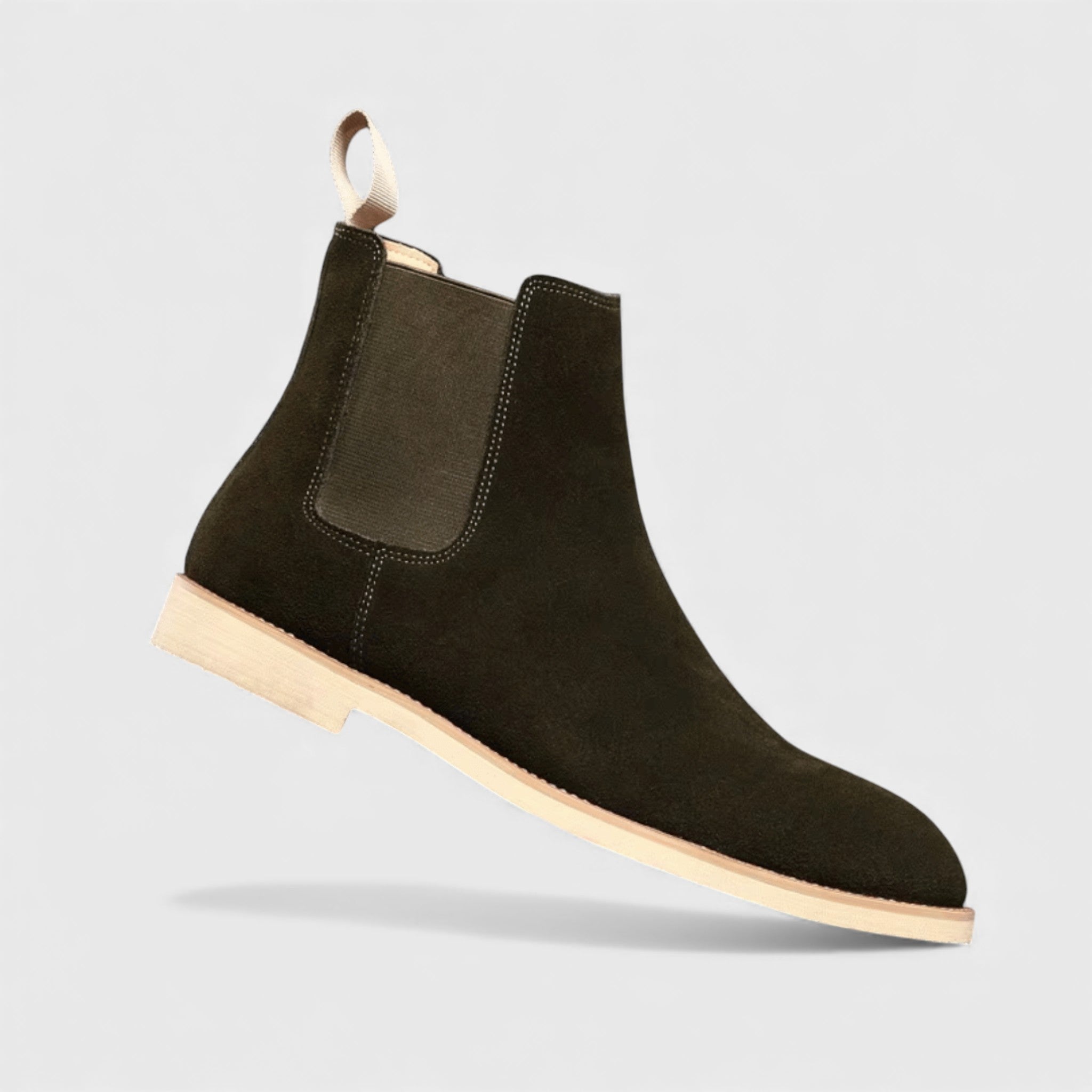 Ангел | Ботуши от кадифе стил Челси