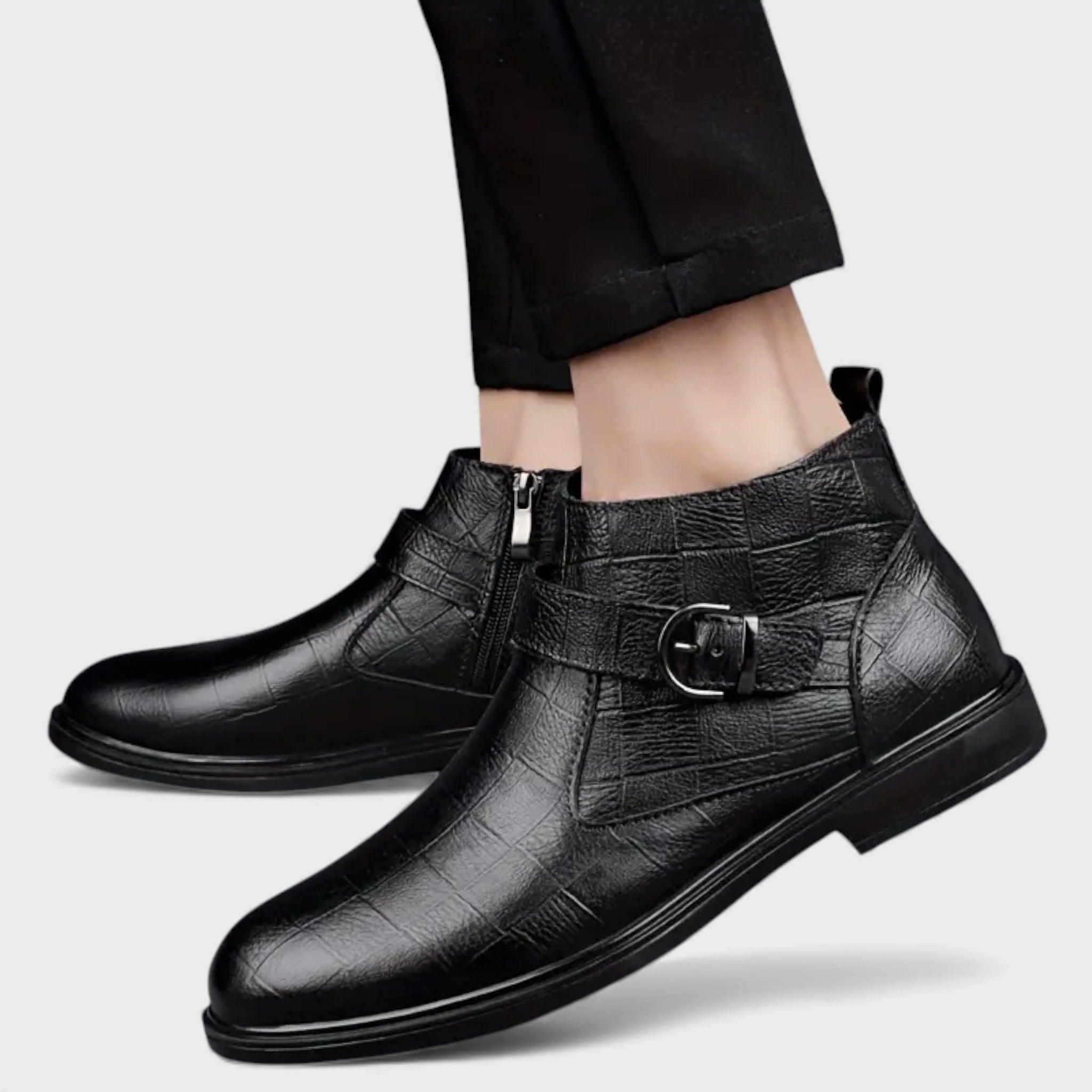 Петър | Мъжки кожени ботуши Рейнджър