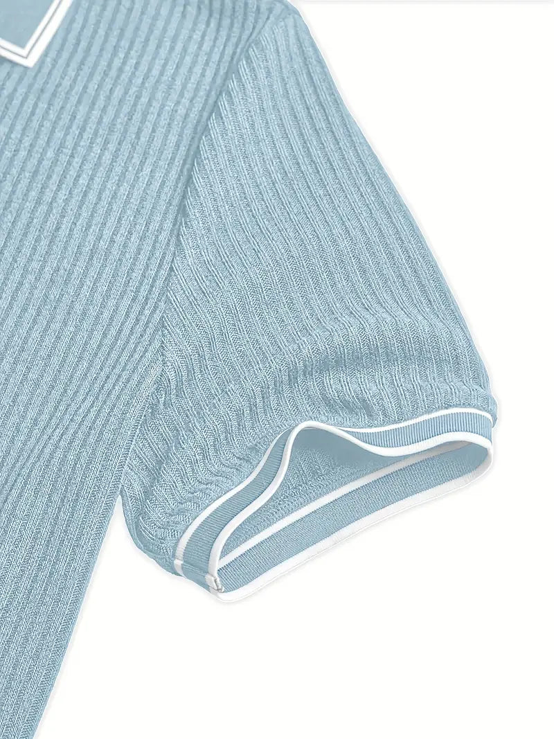 Горан - Елегантен поло с къси ръкави