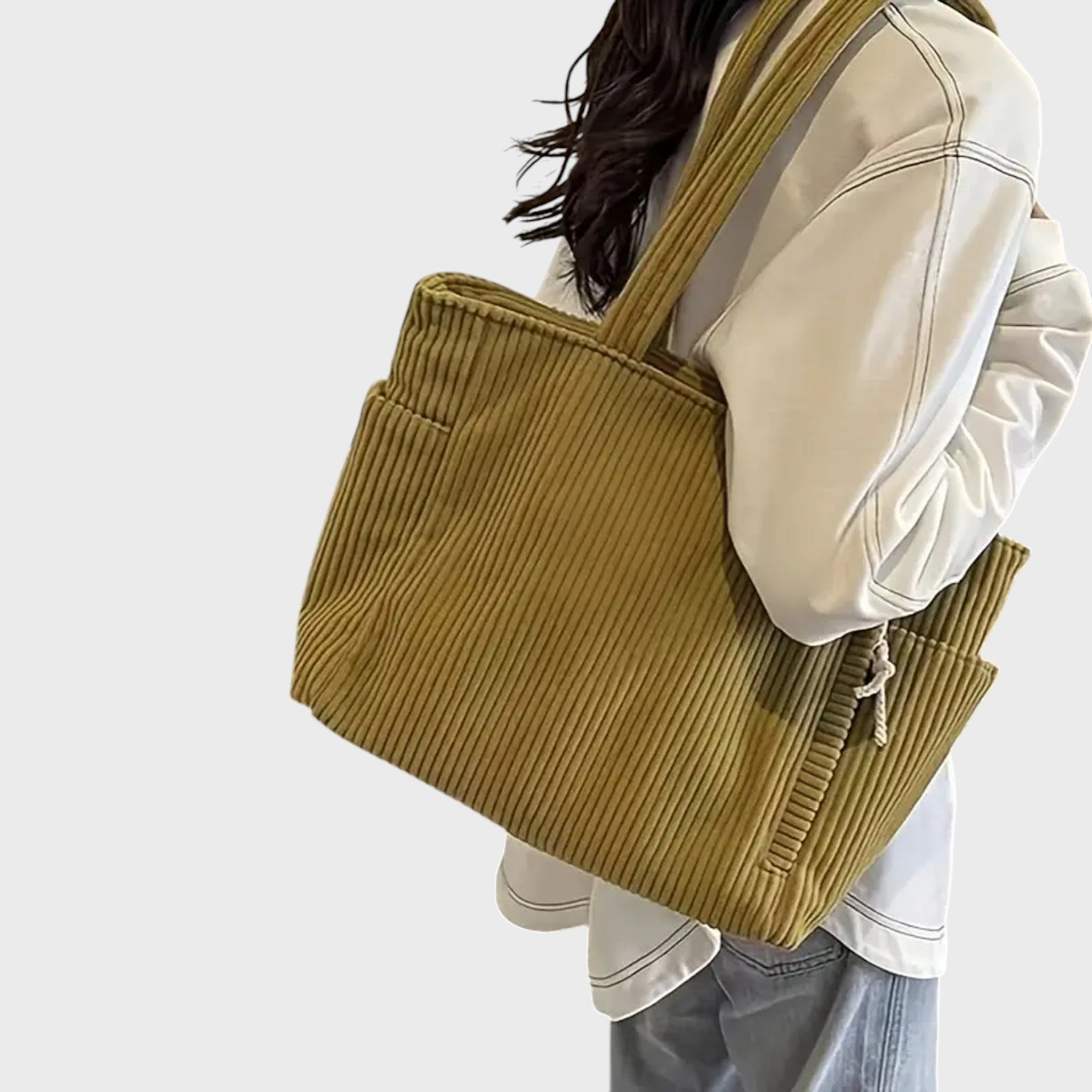 Мария – Дамска чанта от рипсено кадифе