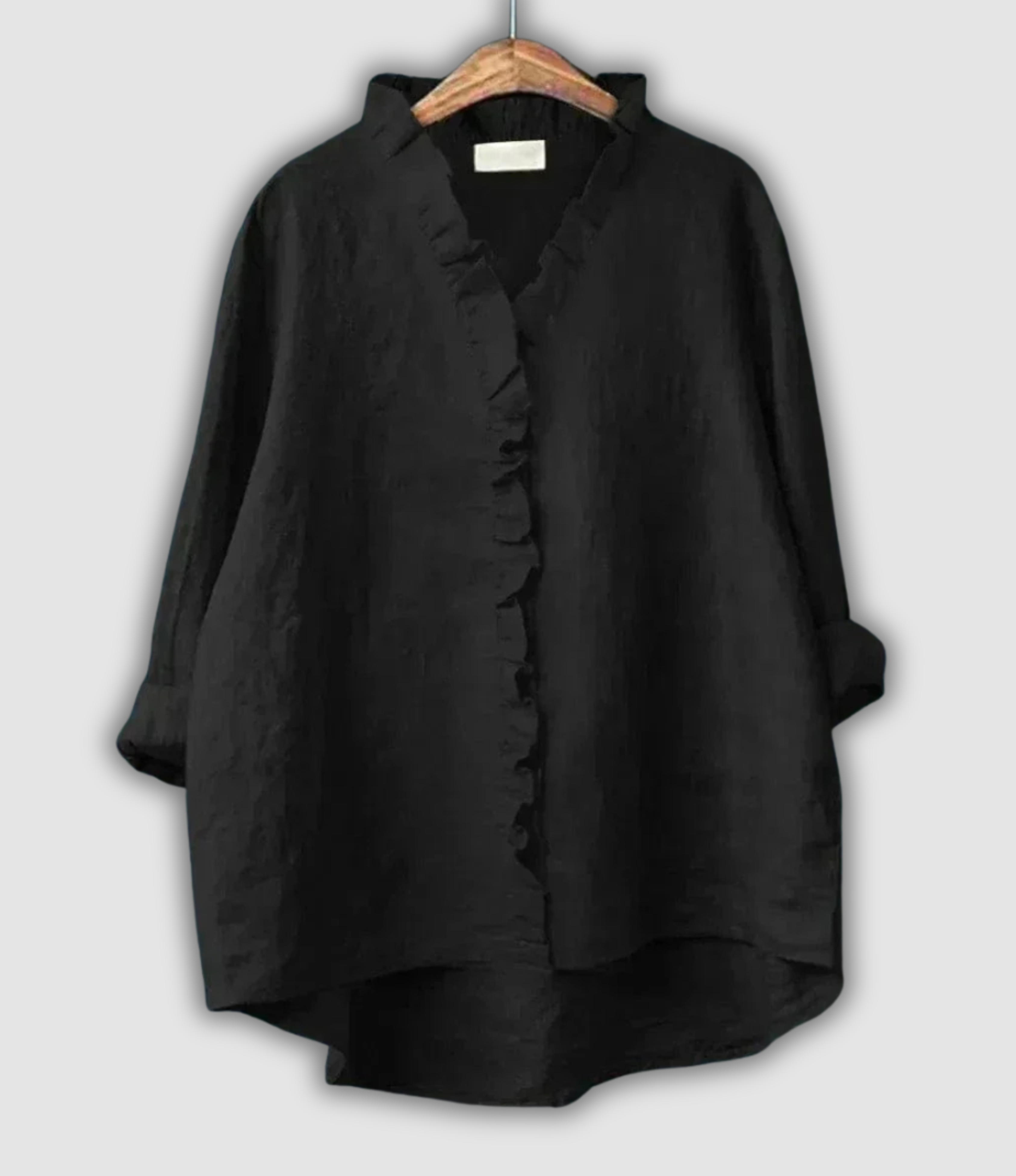 Ленена Кафява Блуза Спокойствие