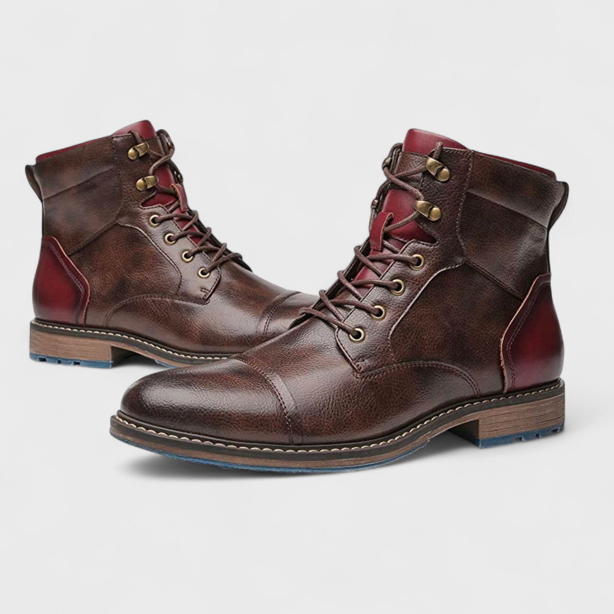 Християн - Класически кожени оксфорд боти