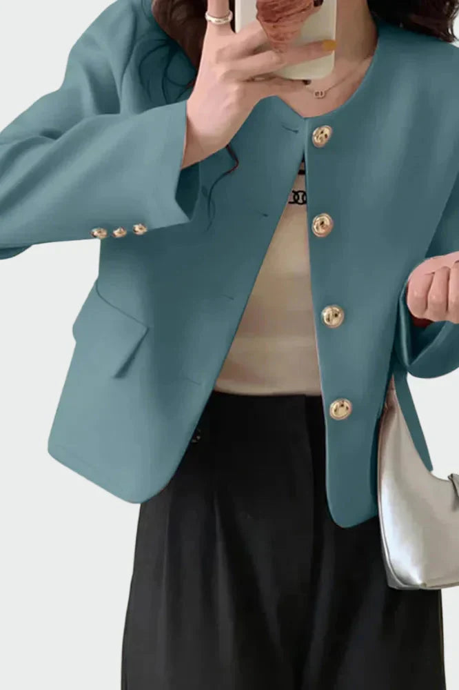 LIBUŠE - Удобен суитчер в сив цвят