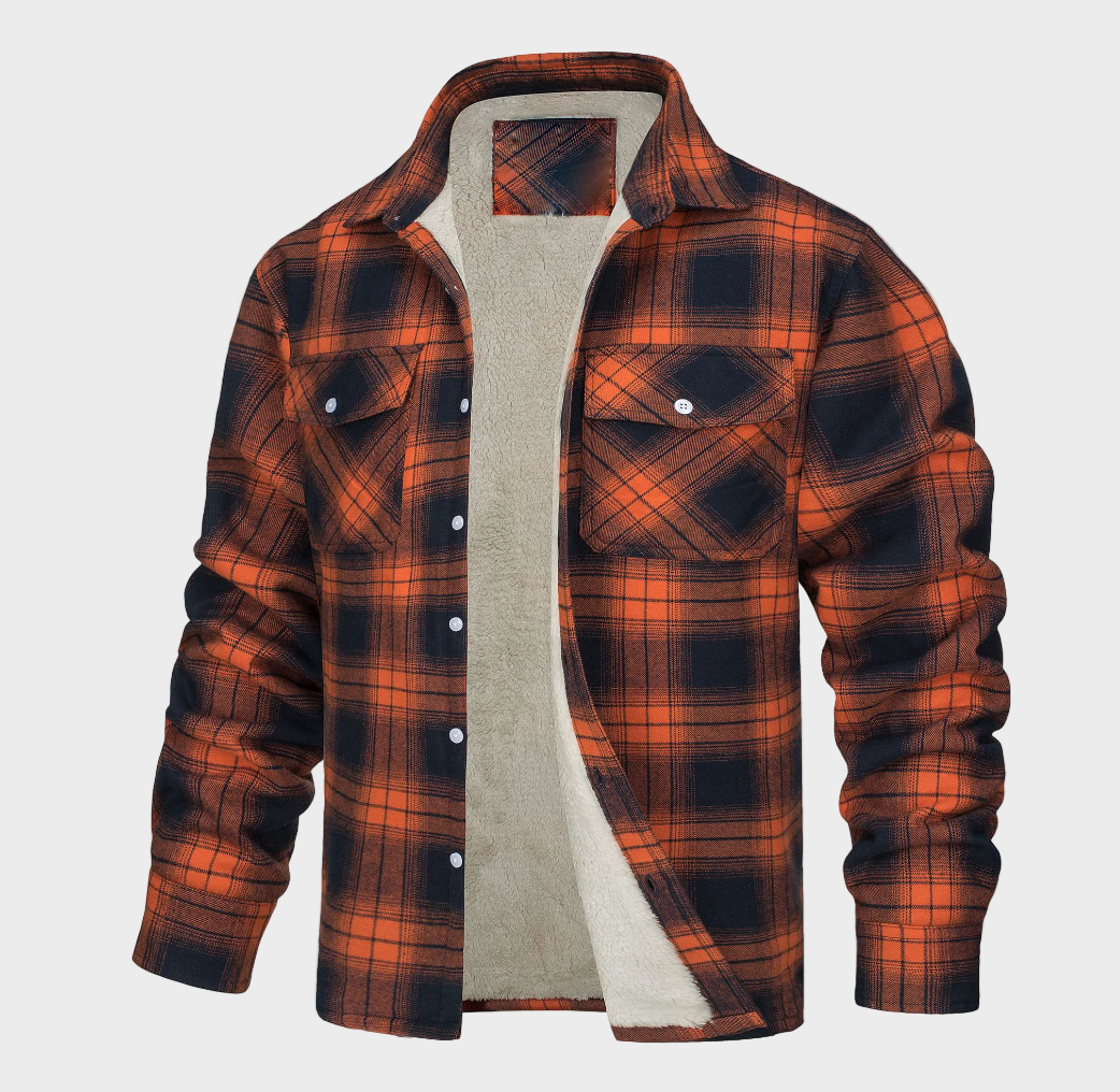 Нейт - Мъжко каре с шерпа подплата