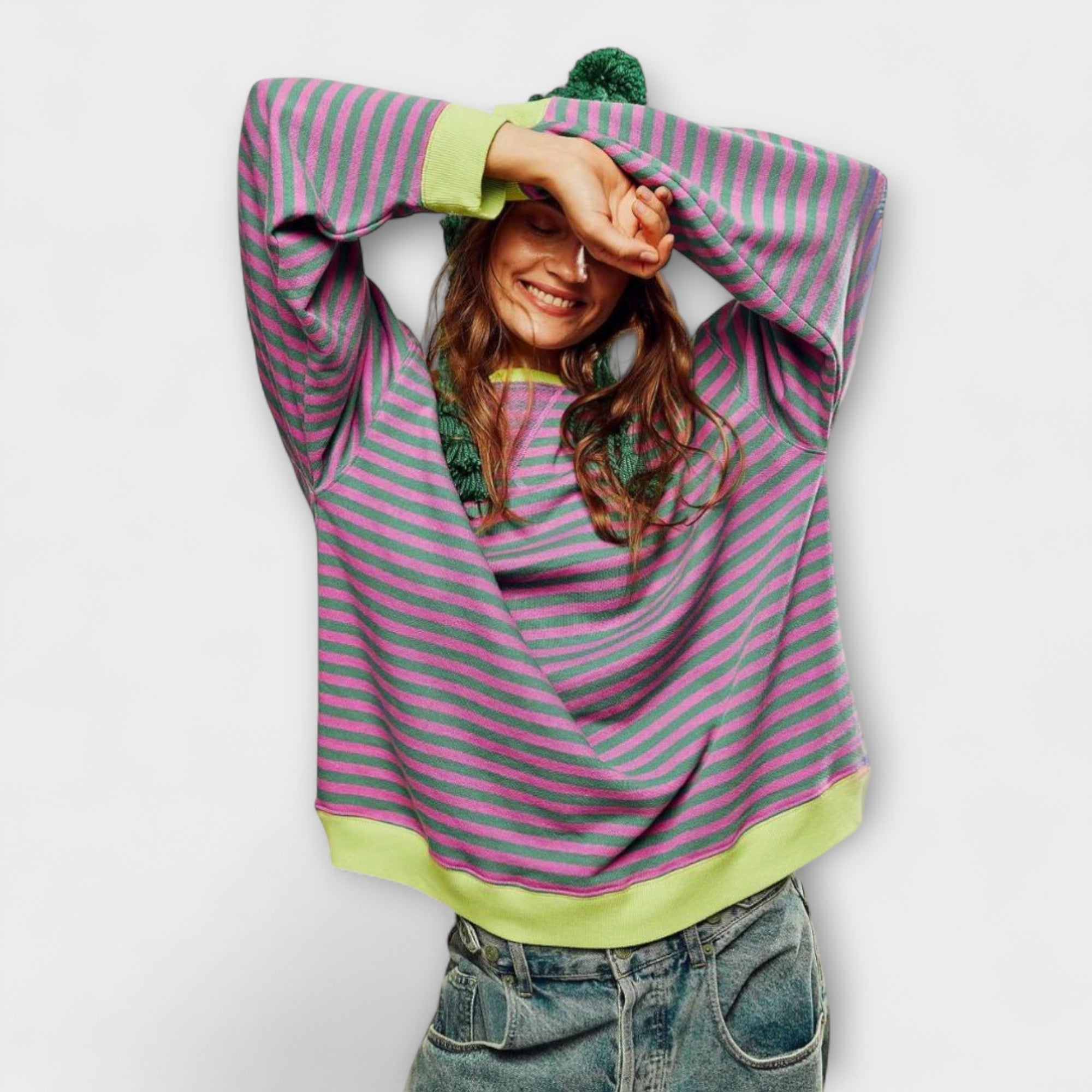 Мери - Рейстракционен Оверсайз Пуловер