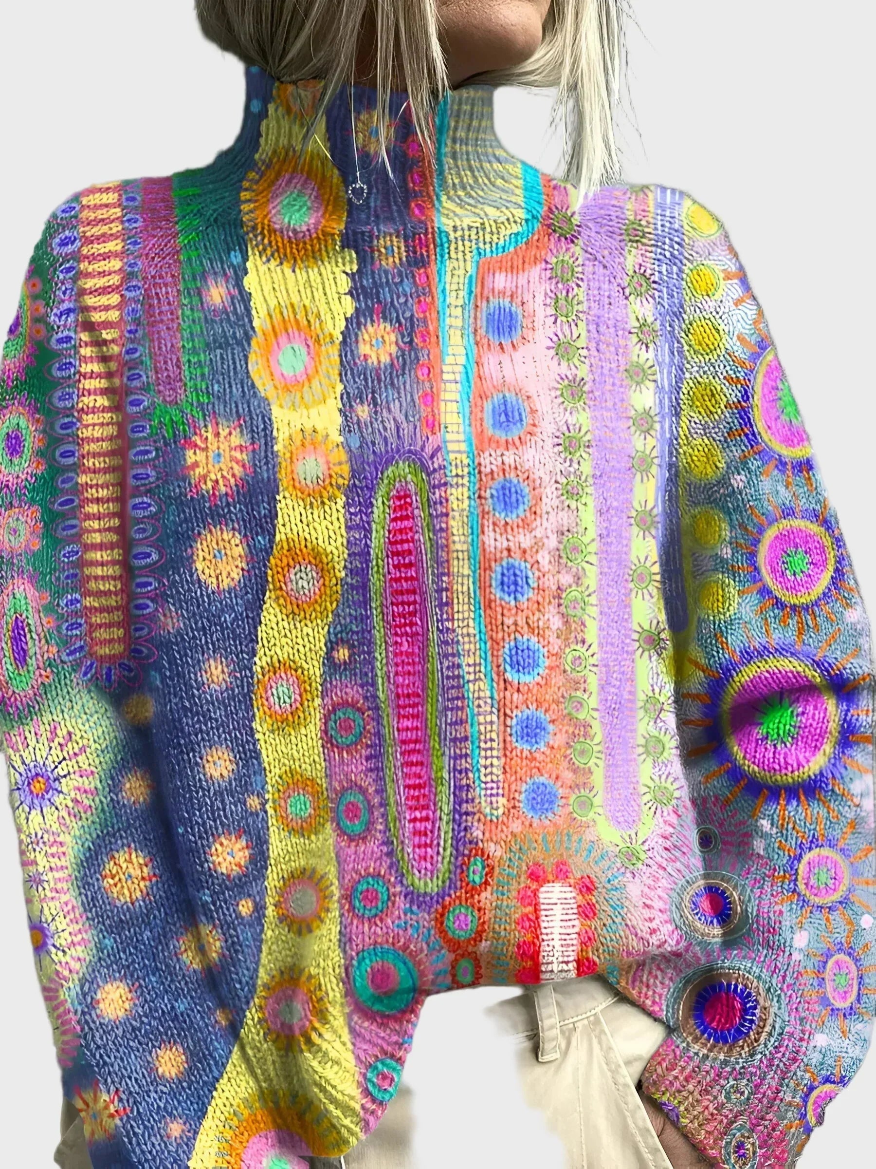 Плетен Живако с Узорак Слънце